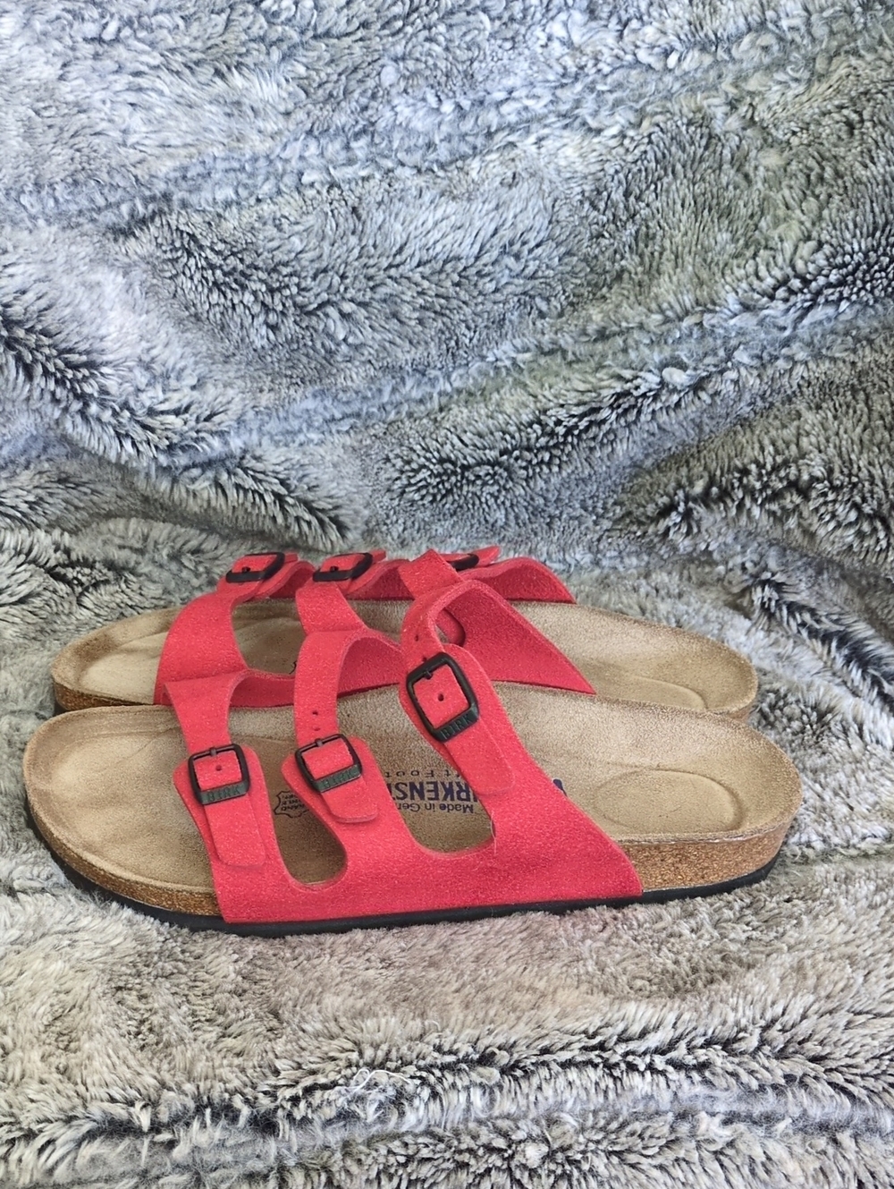 Birkenstock Florida Triple Buckle Sandals Women's Sz 8/ 39 - Picture 3 of 5